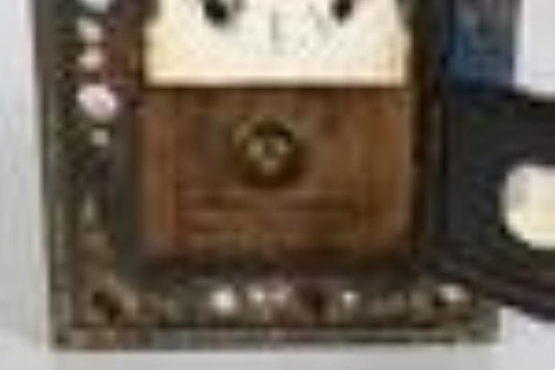 JC Brown Forestville Clock Company Miniature Shelf Clock