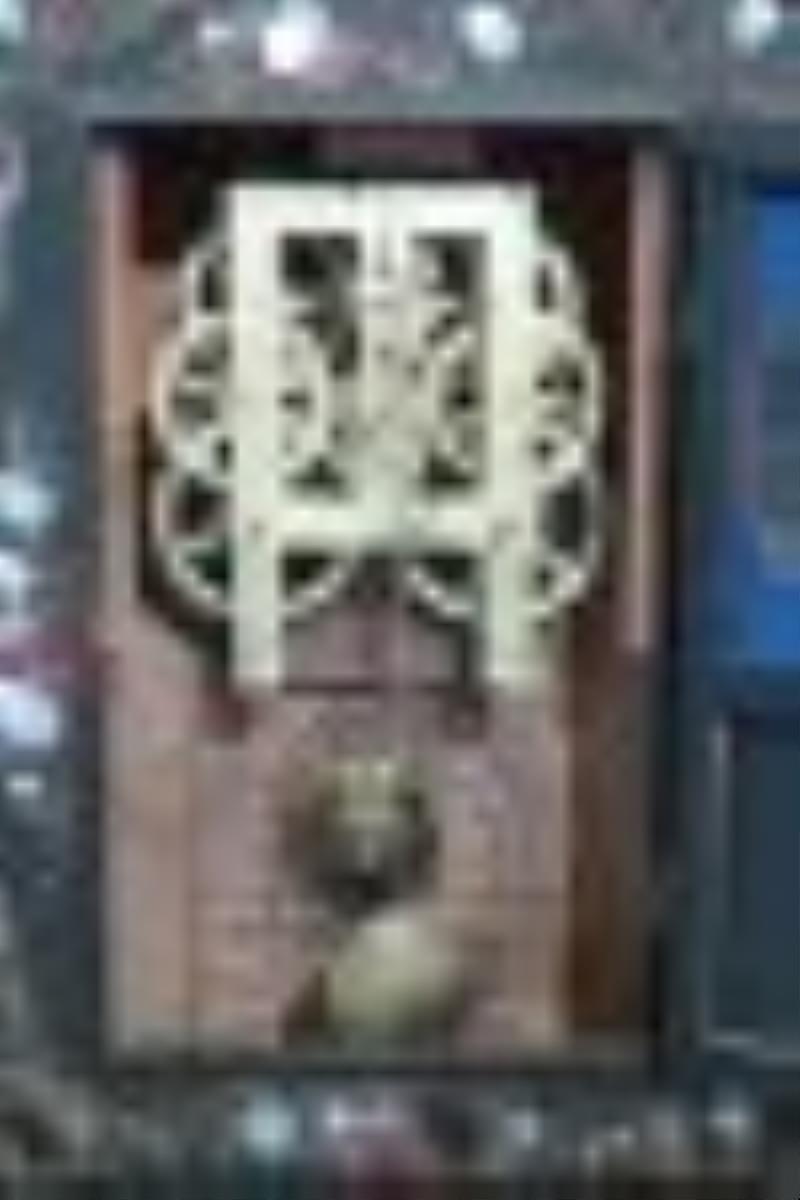 JC Brown Forestville Clock Company Miniature Shelf Clock