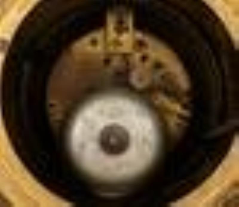 Napoleon III Gilt-Bronze Three-Piece Clock Set