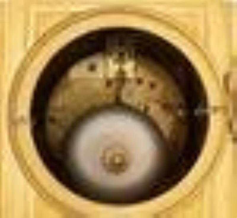 Three-Piece French Belle Epoque Marble Clock Set