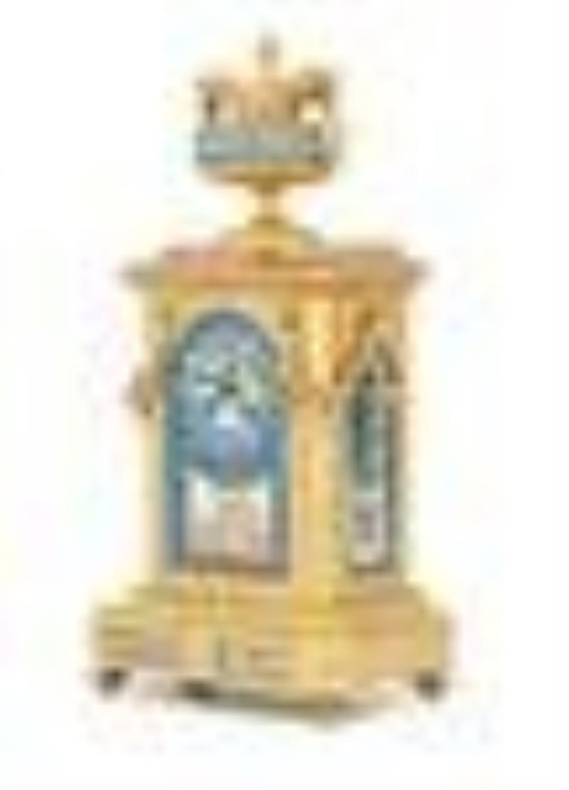 French Gilt-Metal Clock