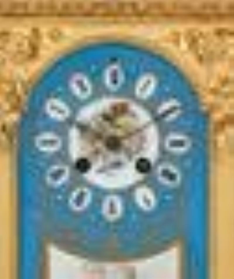 French Gilt-Metal Clock