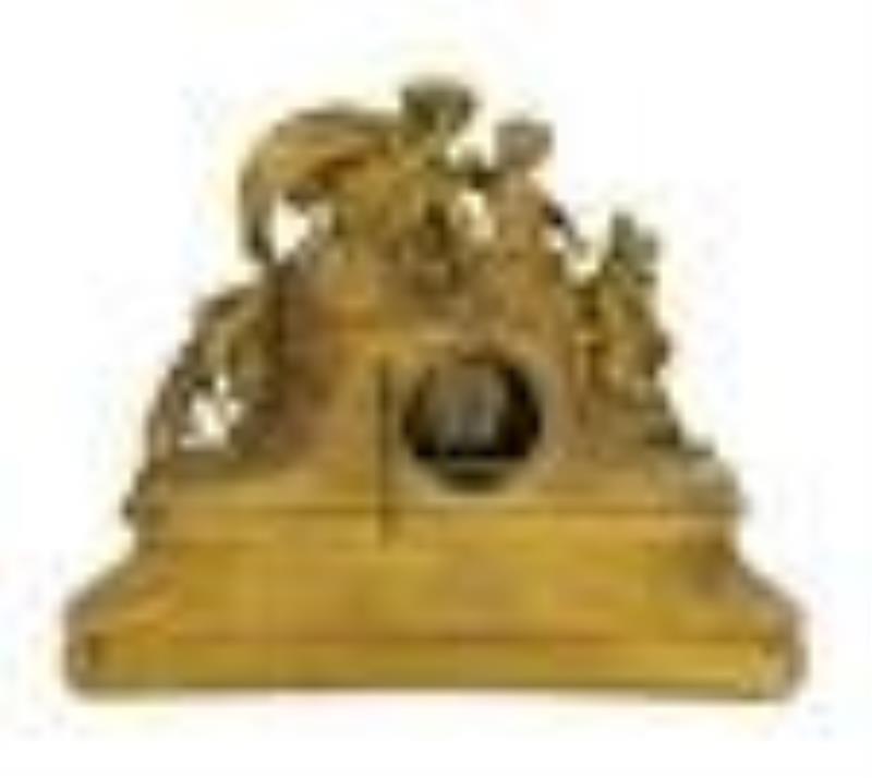Louis XVI-Style Bronze and Marble Mantel Clock