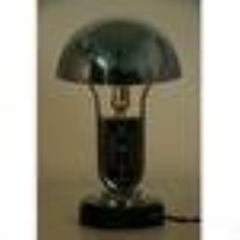 Art Deco Jaeger LeCoultre Luxhora Clock Table Lamp