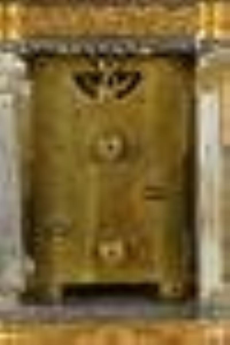 Ansonia Antique Gilt Bronze Relief Carriage Clock