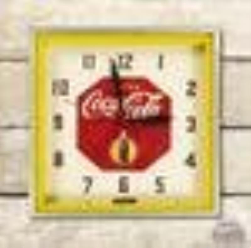 1948 15" Drink Coca Cola Lackner Neon Advertising Clock