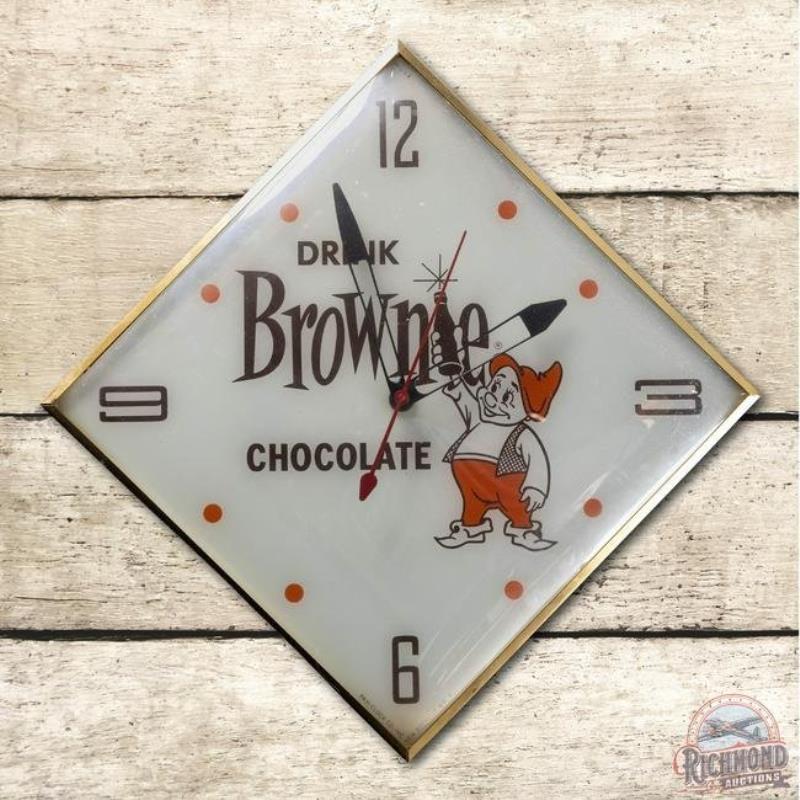 Drink Brownie Chocolate Lighted PAM Clock