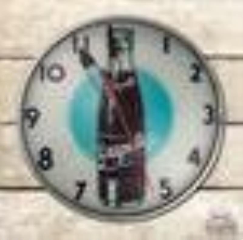 15" Grapette Soda Blue Dot Lighted Telechron Advertising Clock