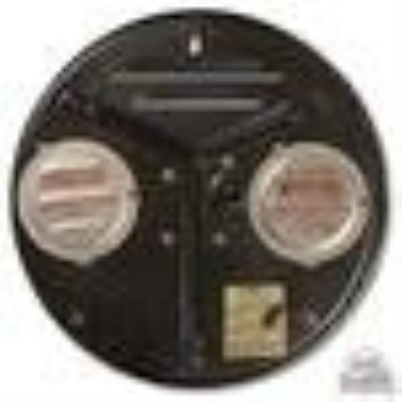 15" Grapette Soda Blue Dot Lighted Telechron Advertising Clock