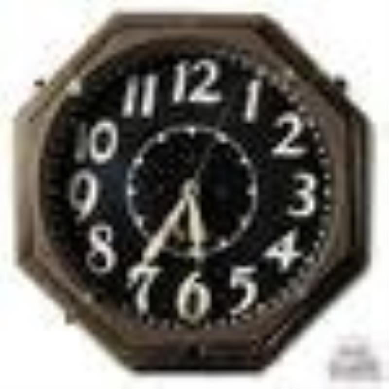 Neon Time Co. 8 Sided Triple Step Neon Clock