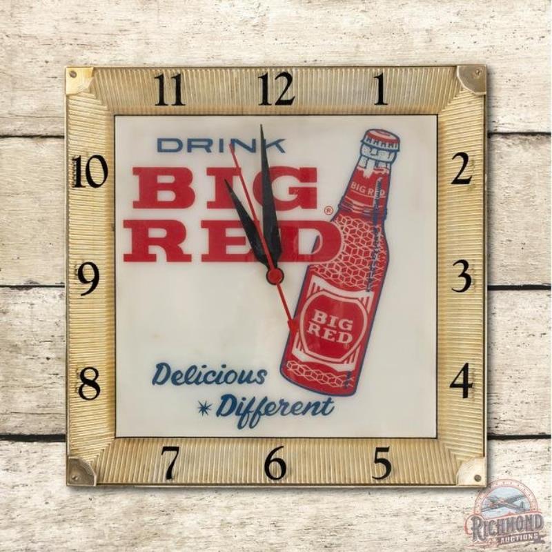16" Drink Big Red Cincinnati Advertising Products Lighted Clock
