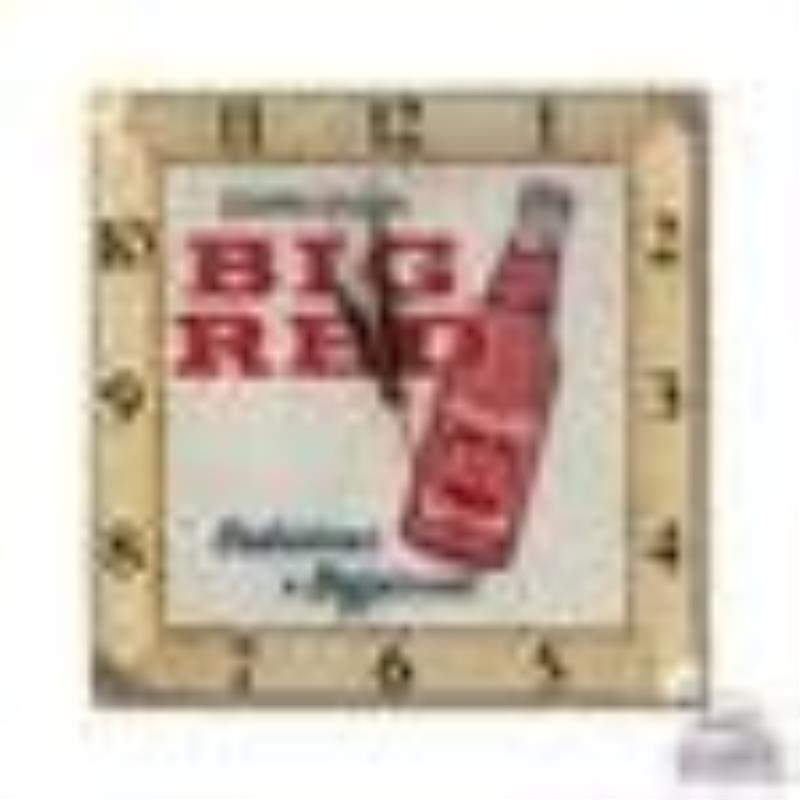 16" Drink Big Red Cincinnati Advertising Products Lighted Clock