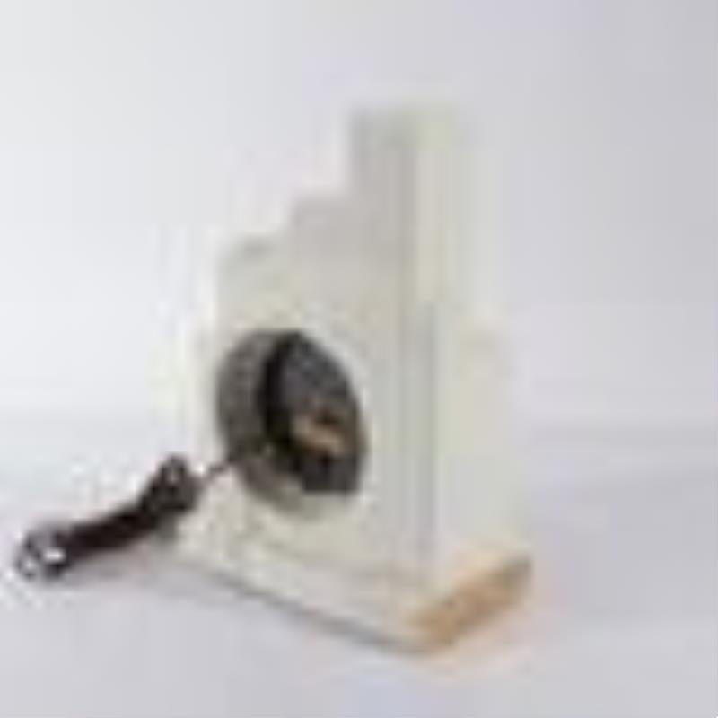 Art Deco Porcelain Skyscraper Clock