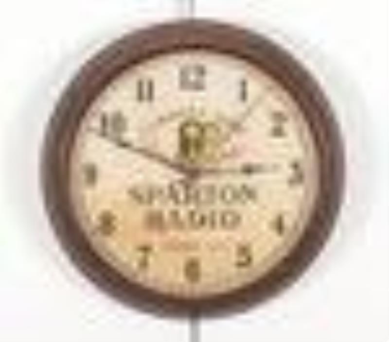 Spartan Radio Display Clock, c.1930