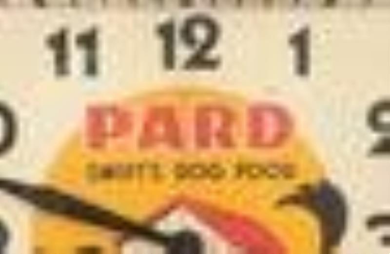 Pard Swift's Dog Food Clock