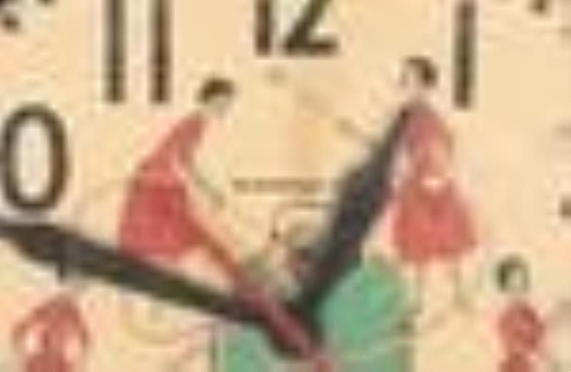 GE Swivel-Top Cleaner Display Clock