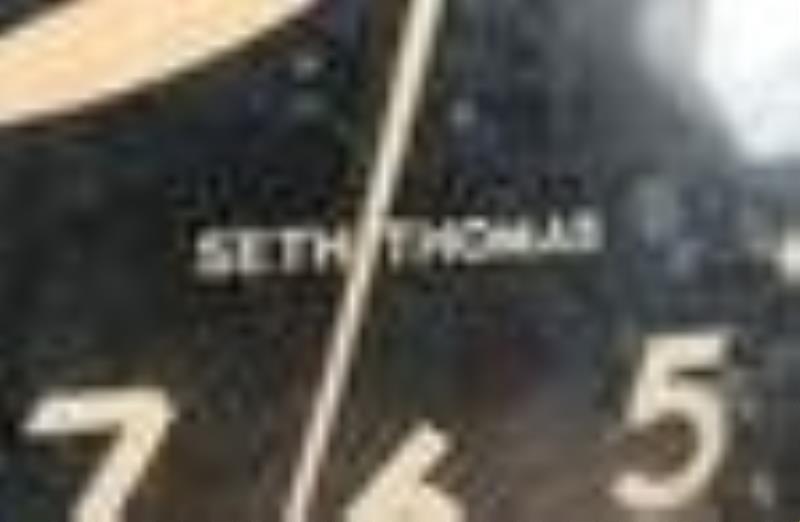 Seth Thomas Chrome-Lite 12B Wall Clock