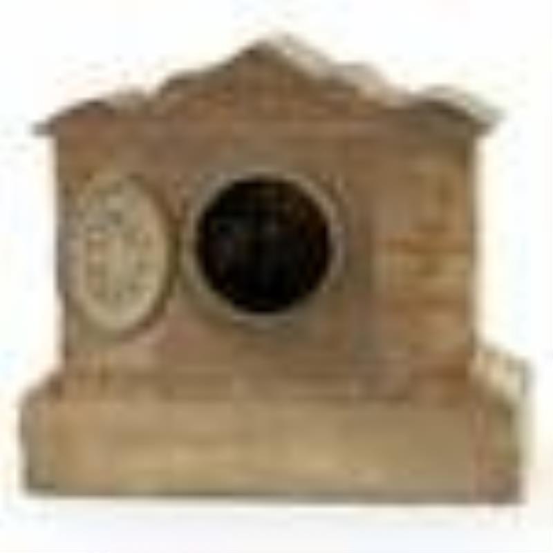 A French Japy Freres Victorian Onyx Mantle Clock