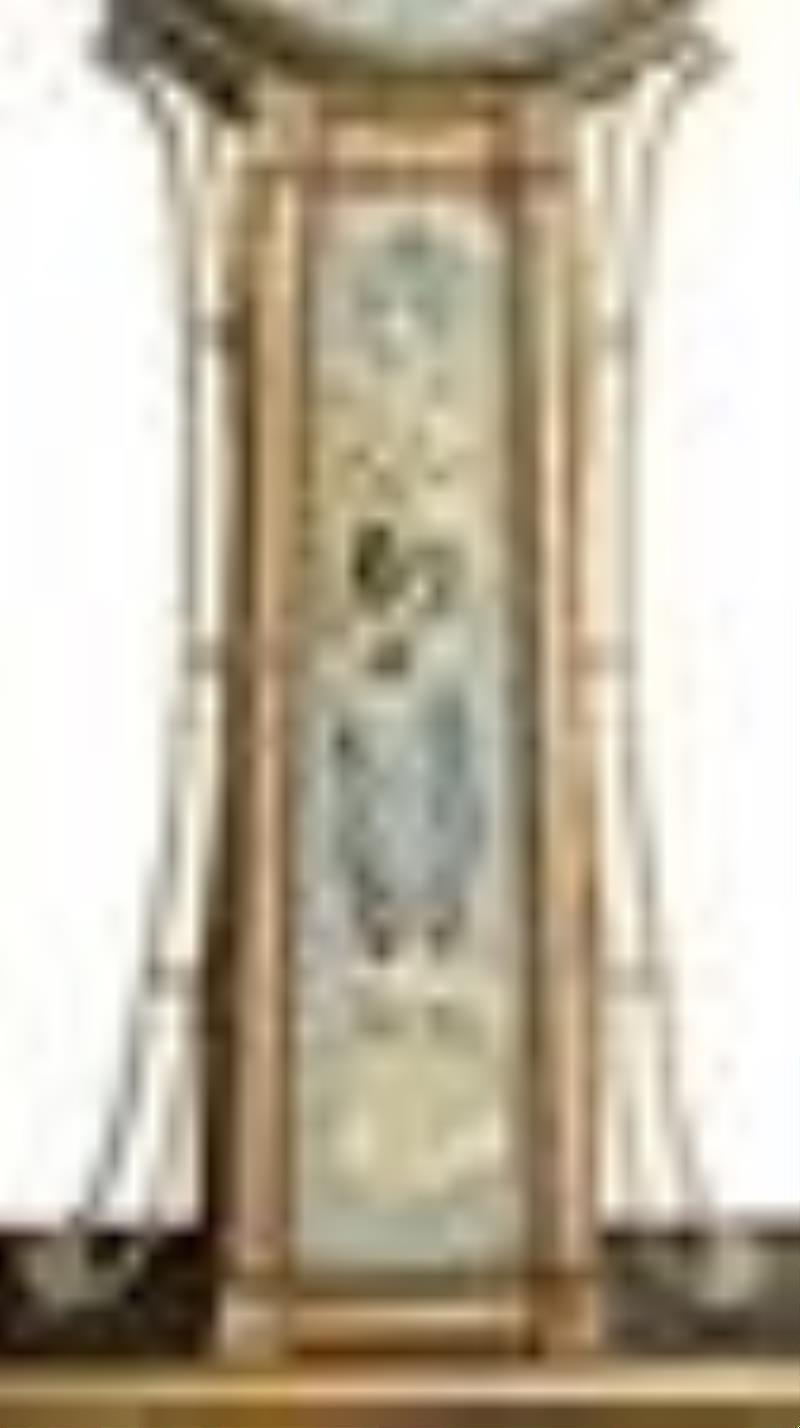 An American Gilt and Paint Decorated Banjo clock