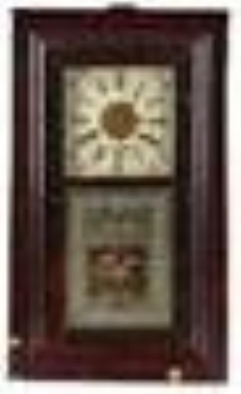American Mahogany Mantel Clock