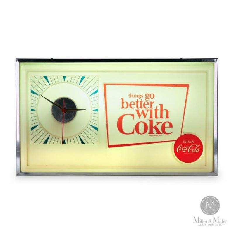 Coca-Cola "Things Go Better With Coke" Lighted Clock