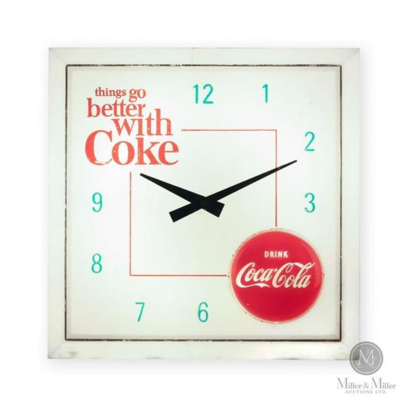 Coca-Cola "Things Go Better With Coke" Lighted Clock