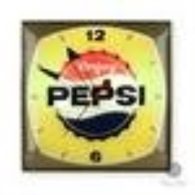 Pepsi-Cola Lighted Clock