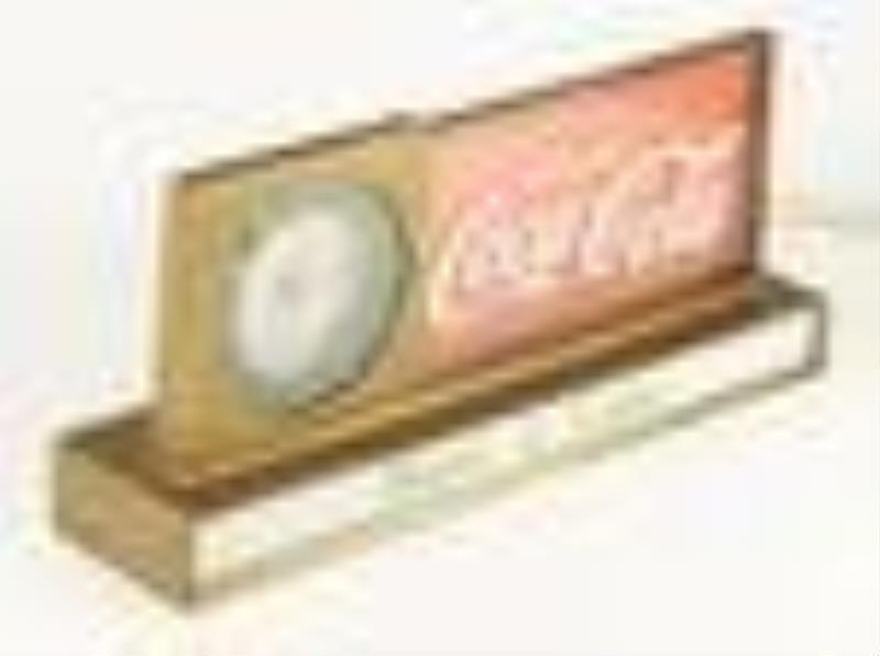 Coca-Cola Lighted Counter Clock Sign