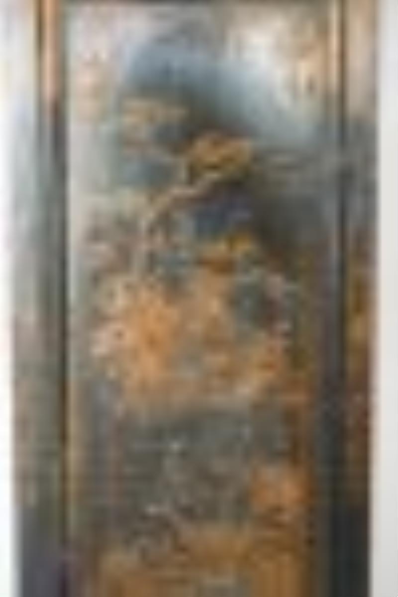 Queen Anne Chinoiserie Decorated Tall Case Clock