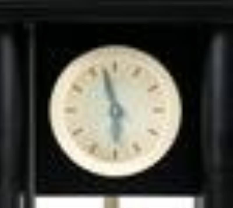 Michael Graves Ebonized Wood Mantel Clock