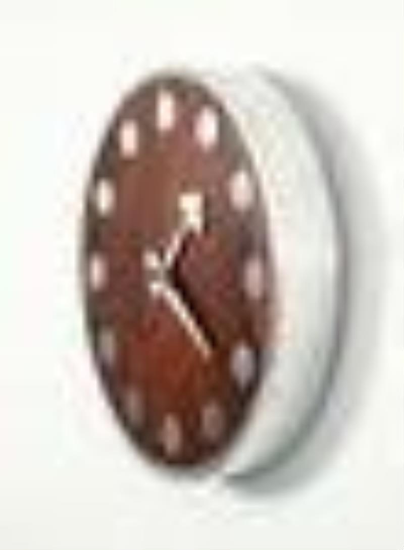 Arthur Umanoff Rosewood Howard Miller Wall Clock