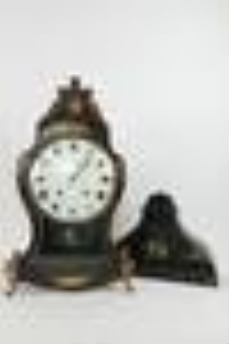 Louis XV 18th C Ebonized Bracket Wall Clock