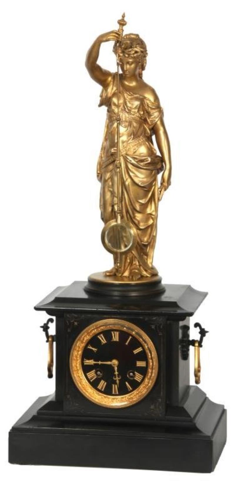 Guilmet Figural 8 Day Mystery Clock