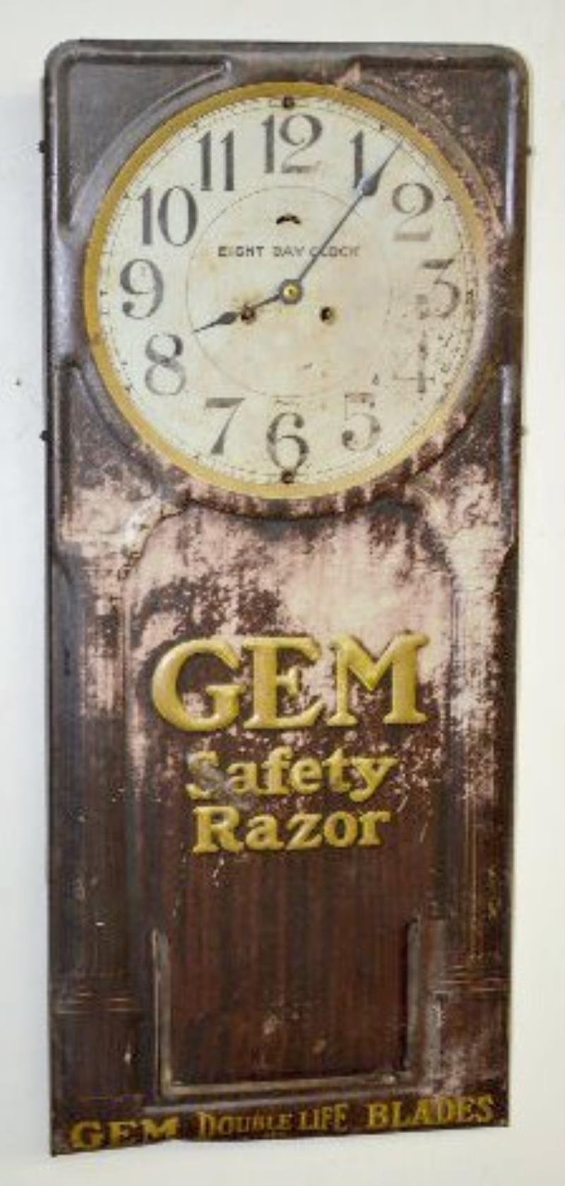 American Safety Razor Advertising Clock