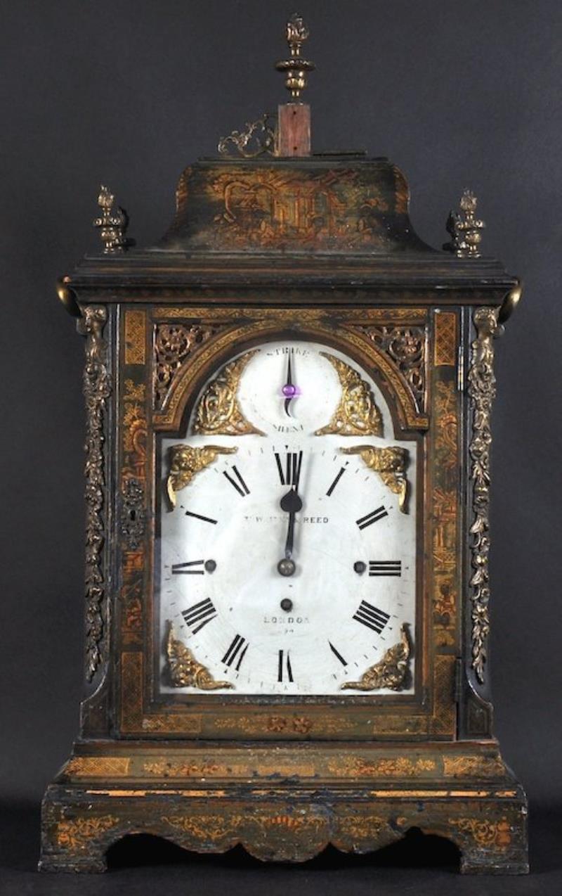 AN 18TH CENTURY ENGLISH BRACKET CLOCK, by THWAITES &