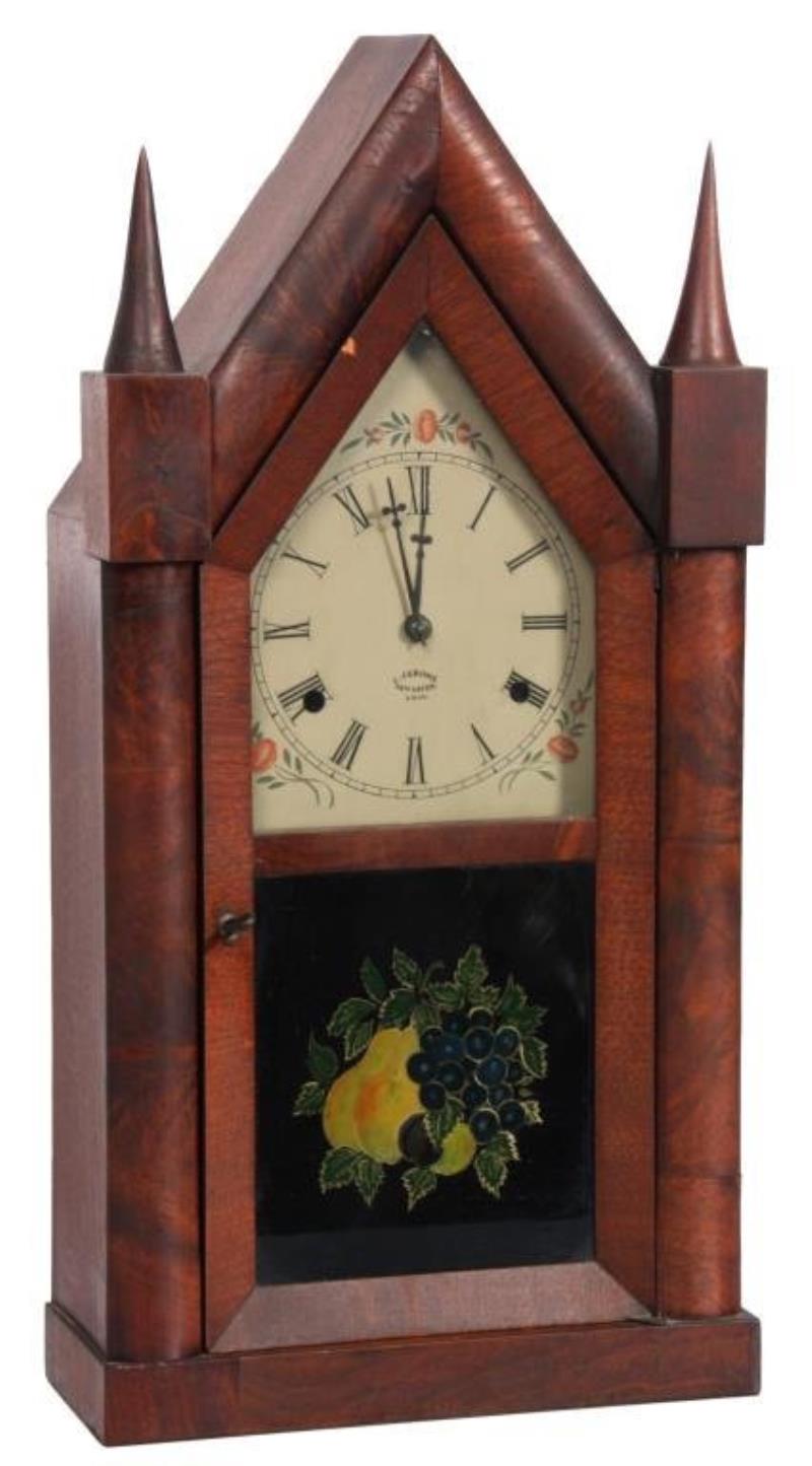 Chauncey Jerome Fusee Steeple Clock