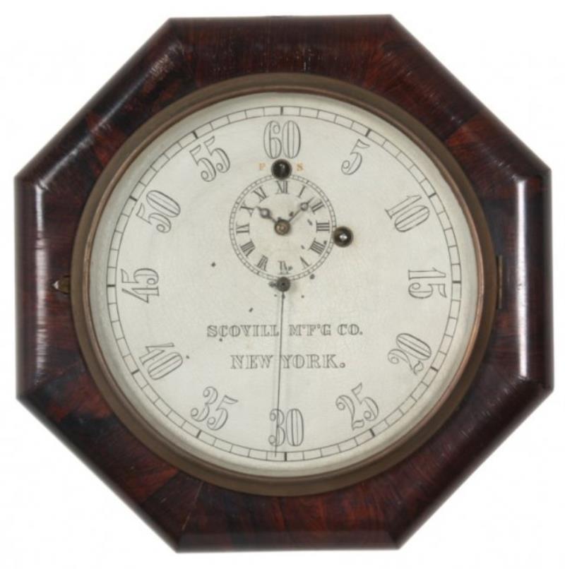 Jerome Rosewood Octagon Lever Clock
