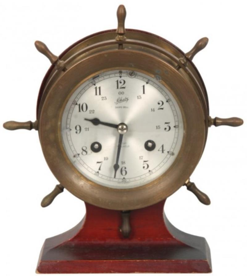Schatz Helm Ship’s Bell Mantle Clock