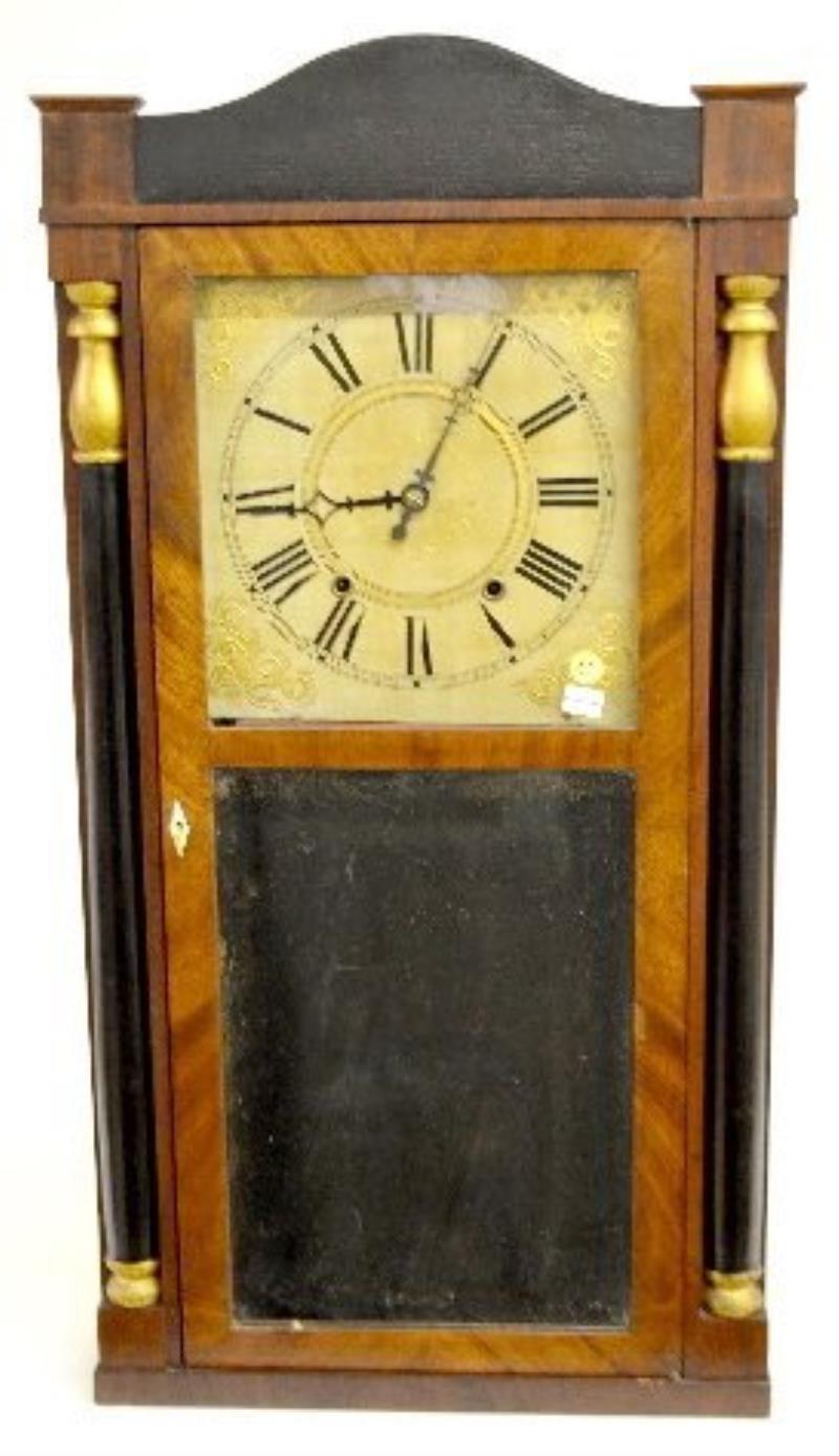 Orton, Preston & Co. Wood Works Shelf Clock