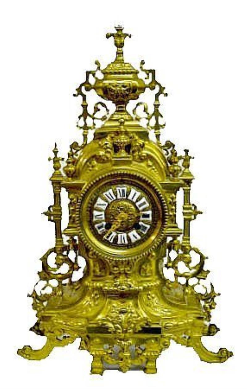 Japy Freres Brass Mantel Clock