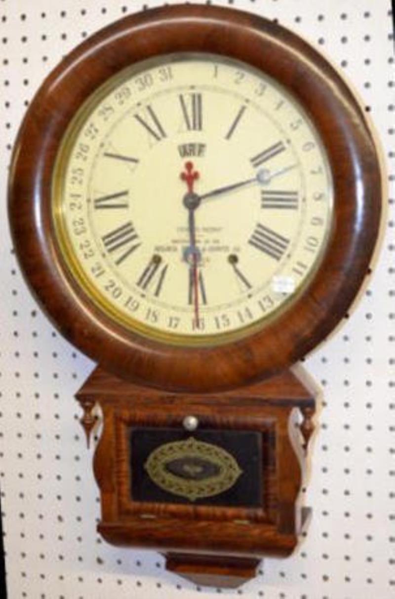 Ansonia Terry Patent Calendar Clock