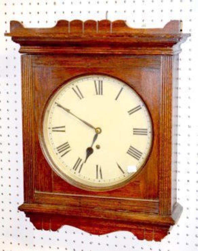 Carved Gallery Clock, Unmarked