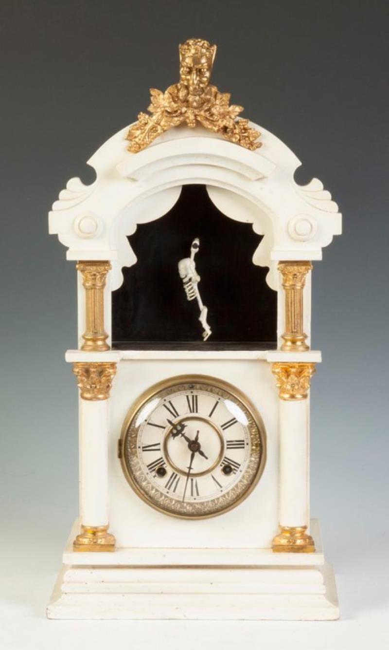 New Haven Clock Co. “Trade Stimulator” Clock with
