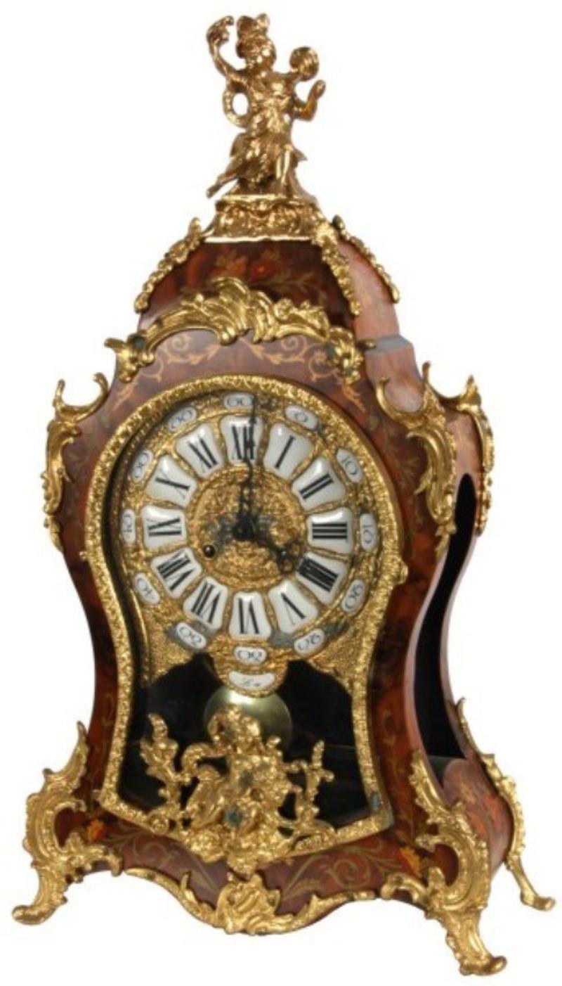 Inlaid & Bronze Mounted Bracket Clock