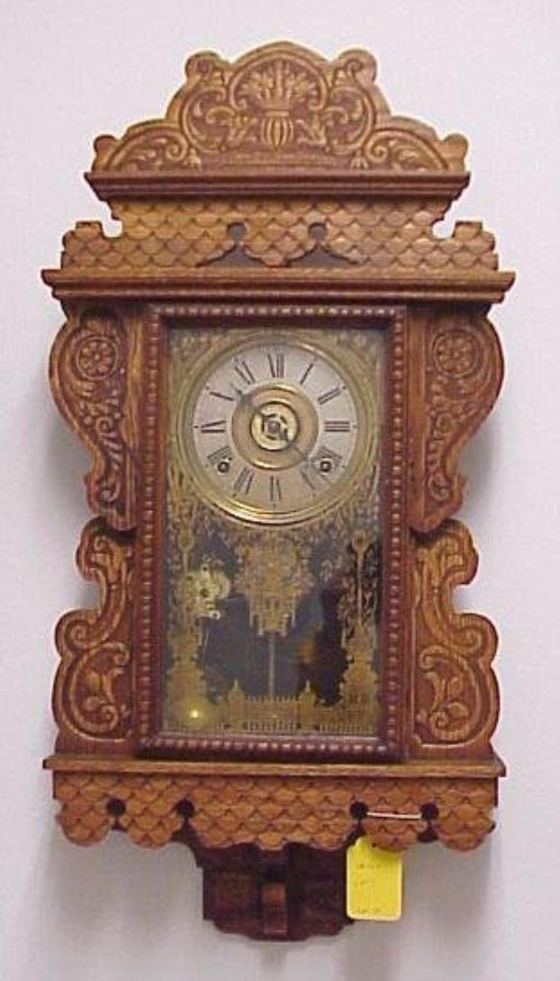Welch Kitchen Clock-Gingerbread Case, 29″ Tall