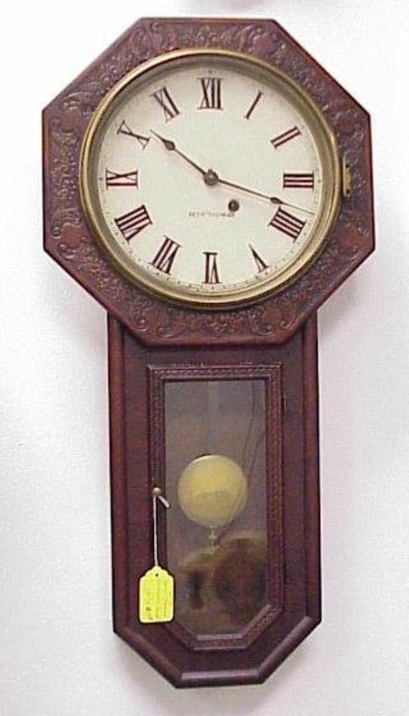 Seth Thomas, Large Regulator Clock, 34″ Tall