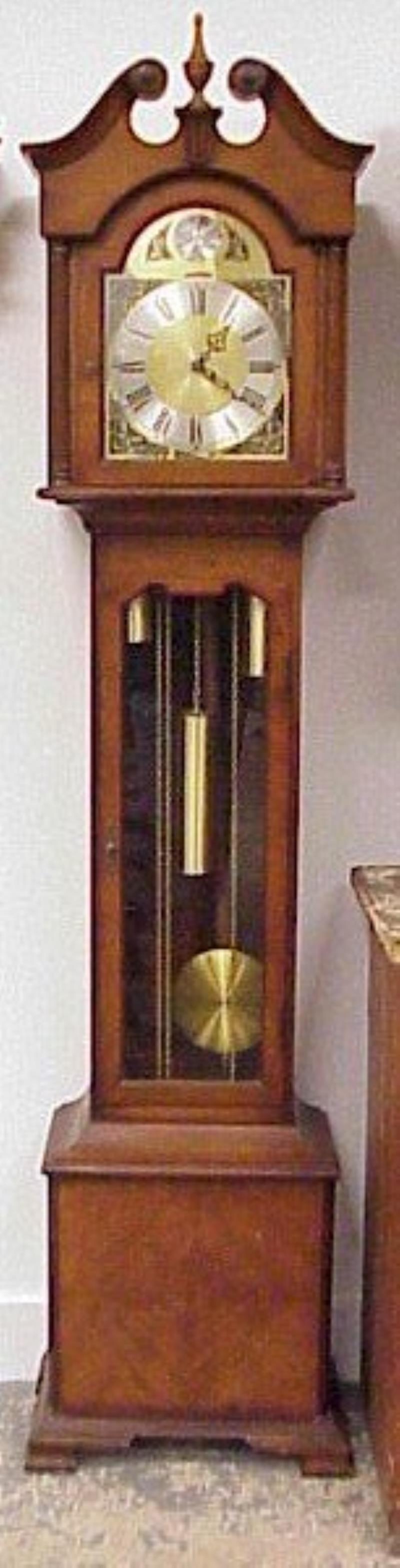 Hamilton Tall Case Grandfather Clock- 84″ Tall