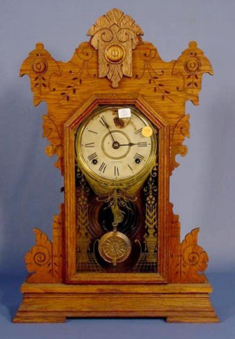 Seth Thomas Oak Mantle Clock