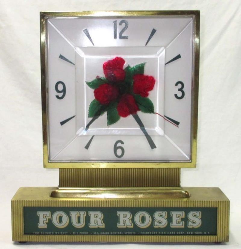 Four Roses Adv. Clock