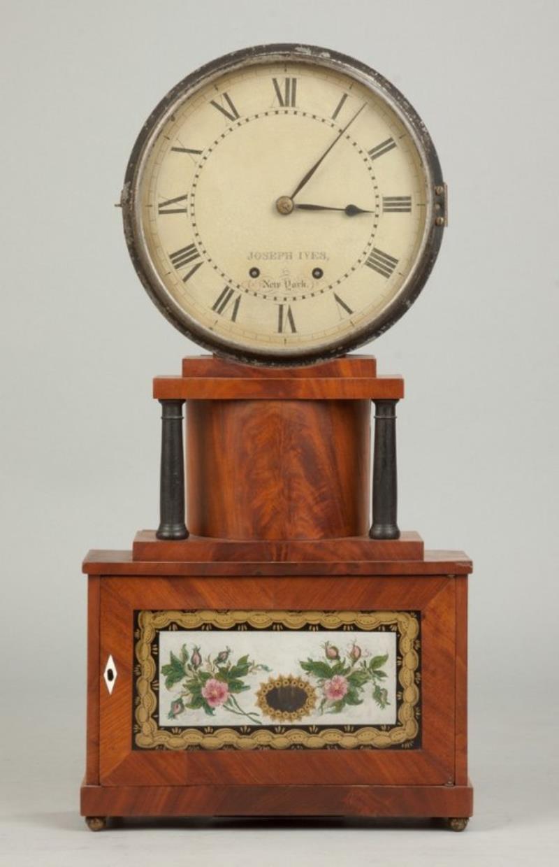 Rare Joseph Ives Brooklyn Model Shelf Clock